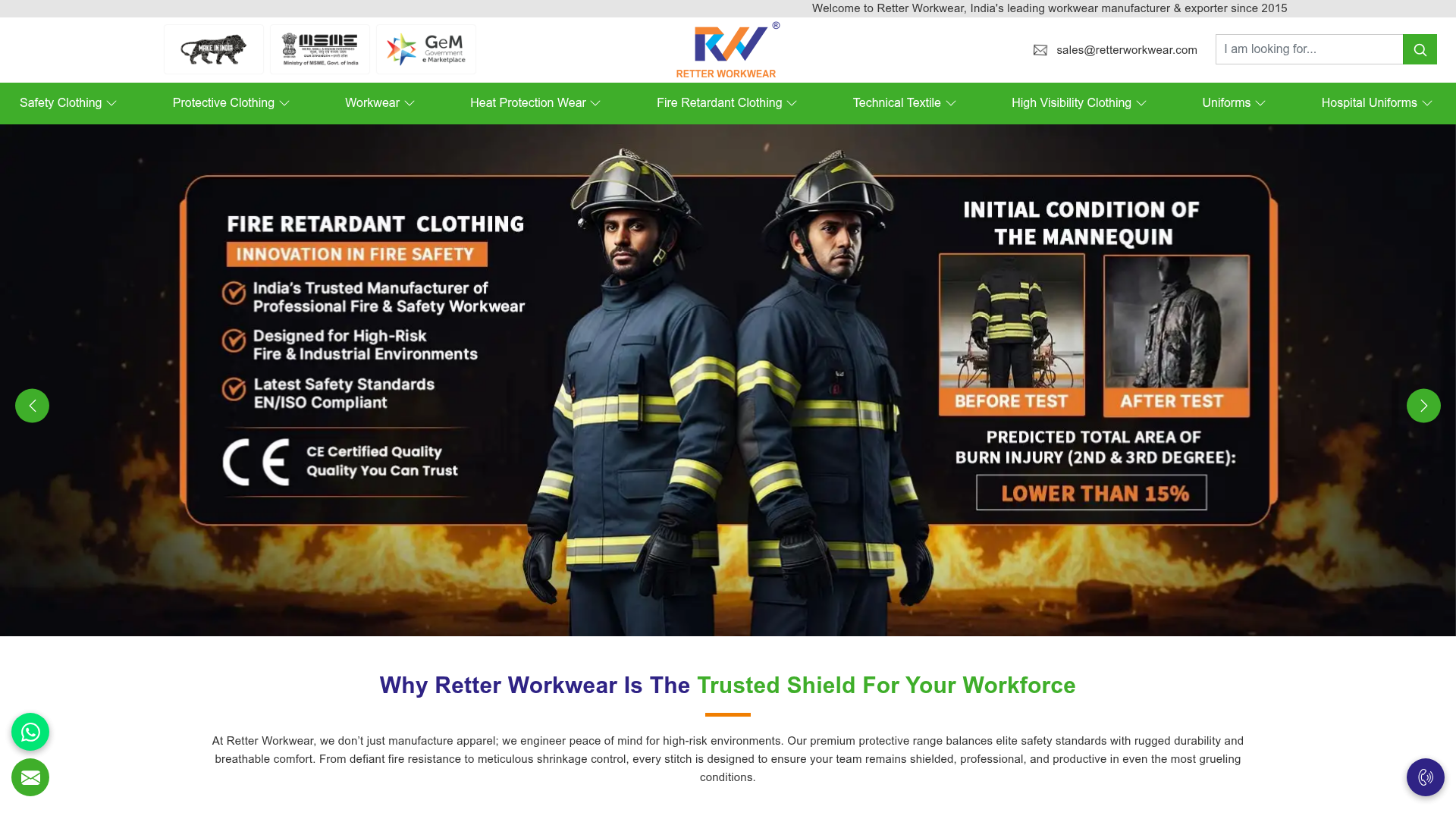 Retter Workwear – Zotarc Portfolio